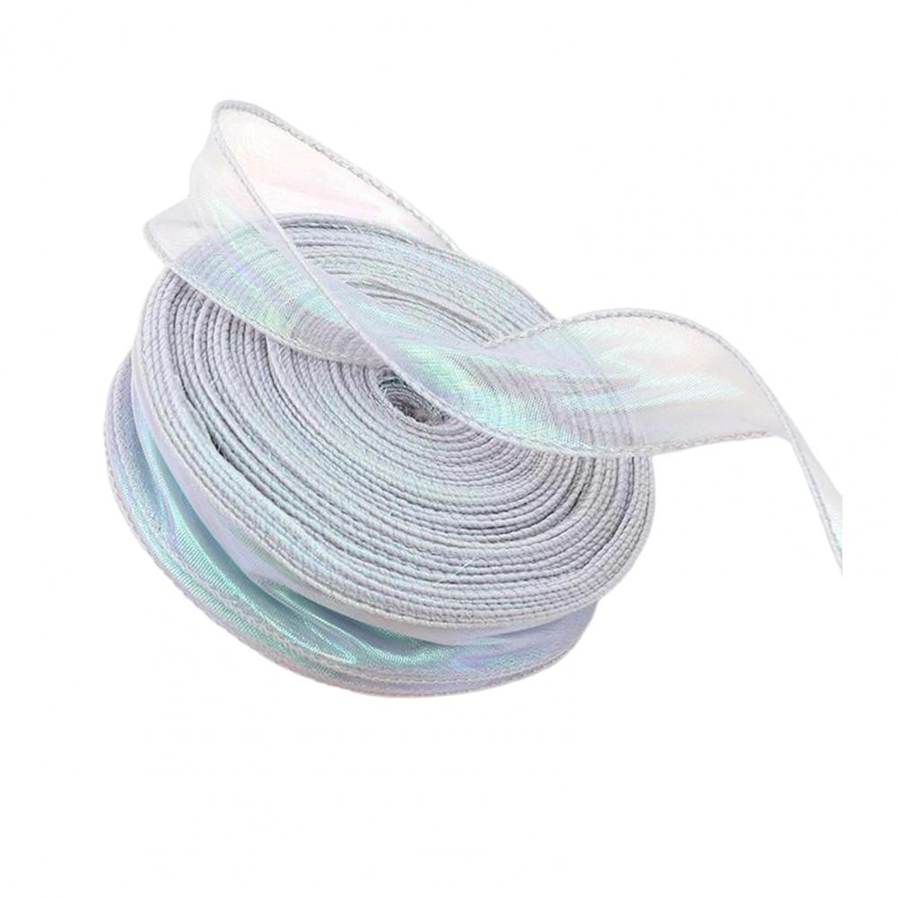 High-quality Tulle Ribbon Luxury Gift Ribbon Iridescent Tulle Ribbon Roll for Wedding Invitations Floral for Bouquet for Parties