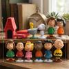 Snoopy Cartoon Pvc Figurine Set For Kids Playroom Decor And Emotional Development Toys