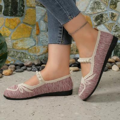 Women Flats Mesh String Bead Shoes Fashion Casual Walking Shoes  New Dress Sandals Brand Loafers Zapatillas Mujer 2024