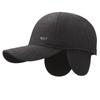 Winter Hat Men'S Thermal Baseball Cap Cotton Hat Ear Protector Old Man Hat Outdoor Versatile Old Man Thickened Cap