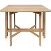 Table de jardin - FERRET - Pliante - Bois d'Acacia FSC - 21/55/90 x 90 x 75 cm - 4 personnes