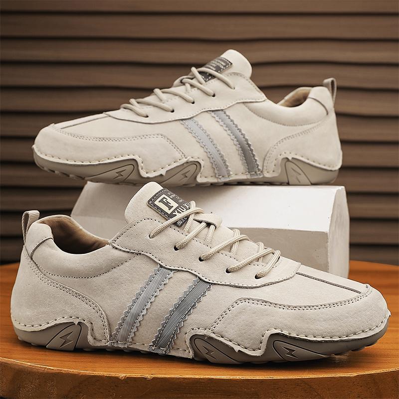 

Men s Single Shoe Soft Sole Set Wearing Loafers New Designer Luxury Casual Walking Outdoor Non Slip Flat Shoes 46 песочный