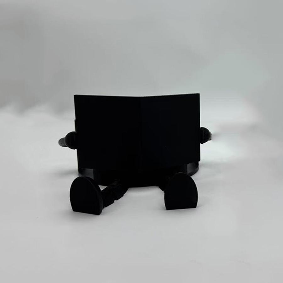 

Милый держатель для салфеток в виде книги и кофе, пластиковый, отдельно стоящий, украшение для ванной комнаты, подходит для роликов, аксессуар для украшения ванной комнаты чёрный