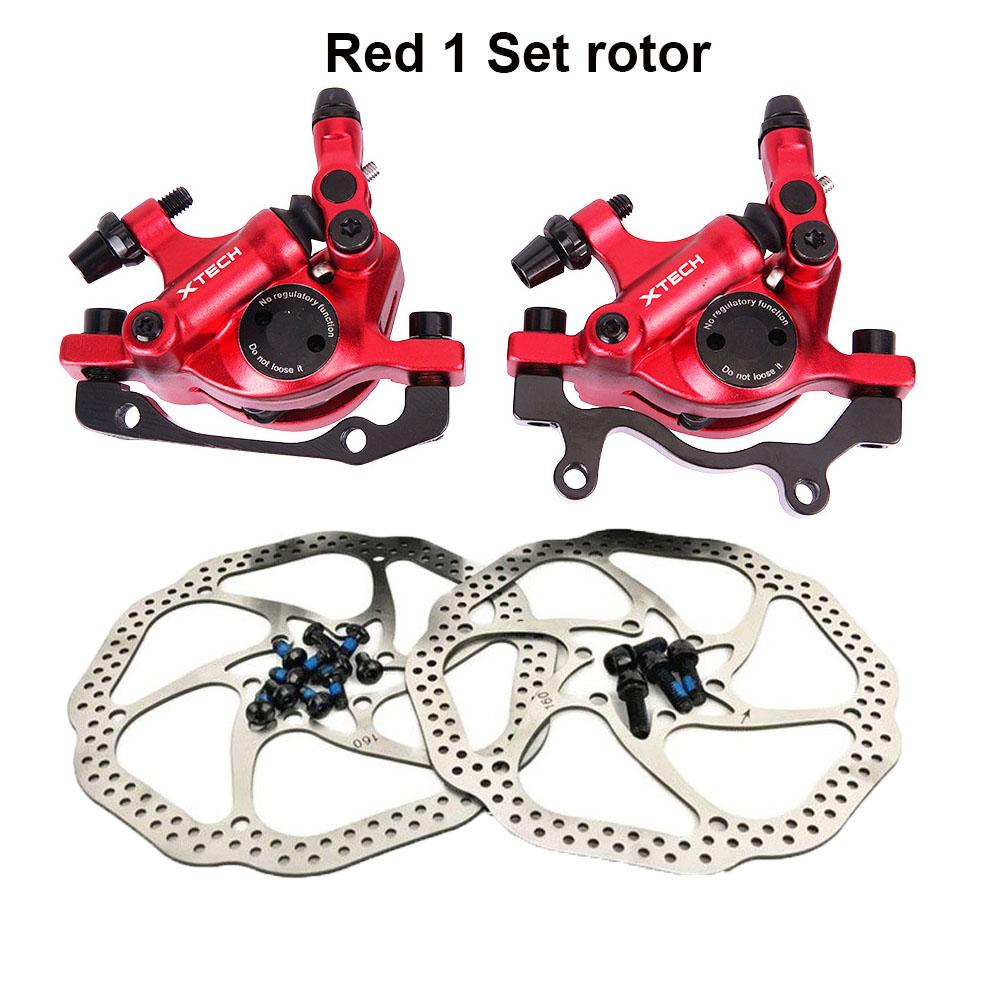 XTECH MTB Line Pulling Oil Pressure Calipers Hydraulic Disc Brake HB100 Front Rear 160MM MT200 M315 Scooter Bicycle Parts