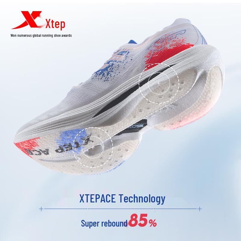 Xtep Women's Racing 160X5.0 Marathon Carbon Plate Running Shoes
