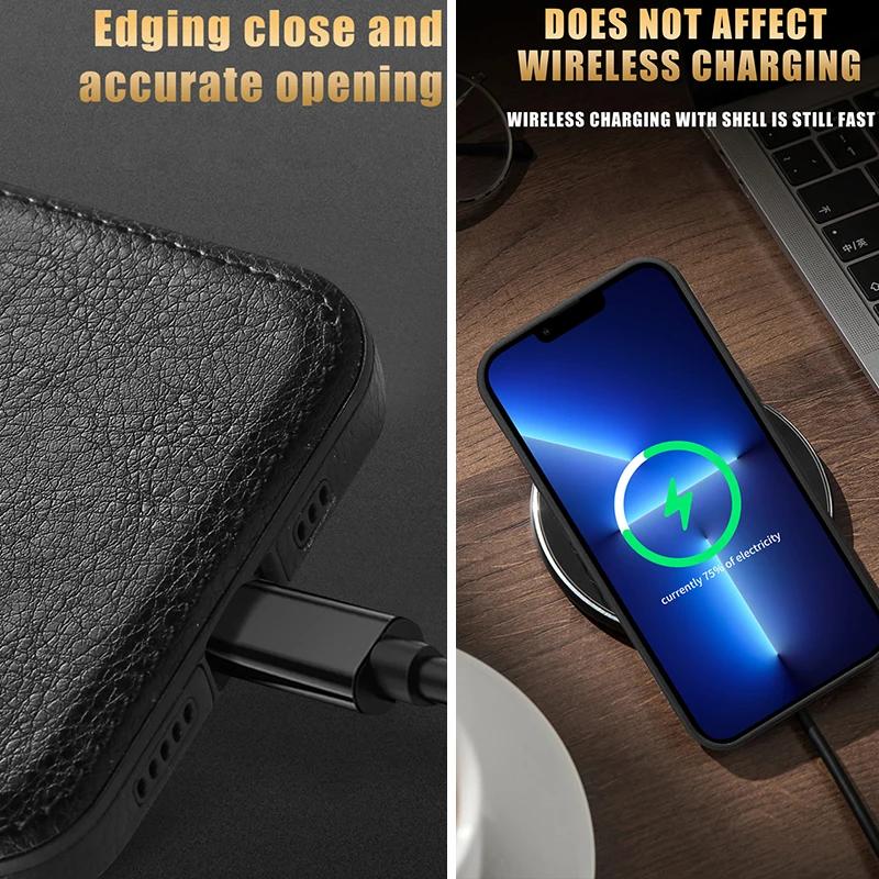 High Quality PU Leather Case for Apple iPhone 16 Pro Max 11 12 13 14 15 Plus X XR Logo View Luxury Business Mobile Phone Cover