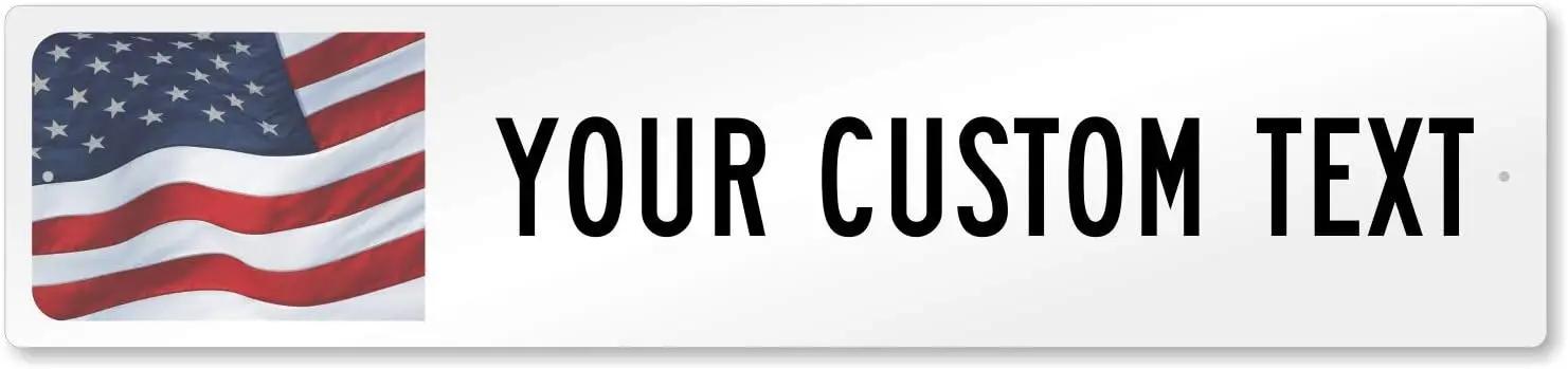 

Custom Metal Sign, Personalized Aluminum Plate for Outdoor Wall, Unique Home Decor Garden Gift 10x40cm