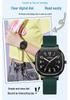 Oufanni Student Exam Watch: Silent Quartz Square Wristwatch with Night Light for Boys & Girls