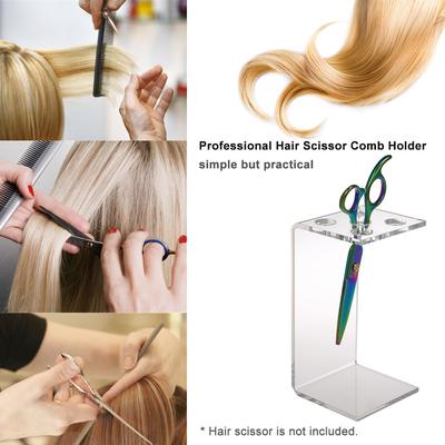Scissor Rack Hairdressing Holder Case Hair Clip Comb Storage Organizer