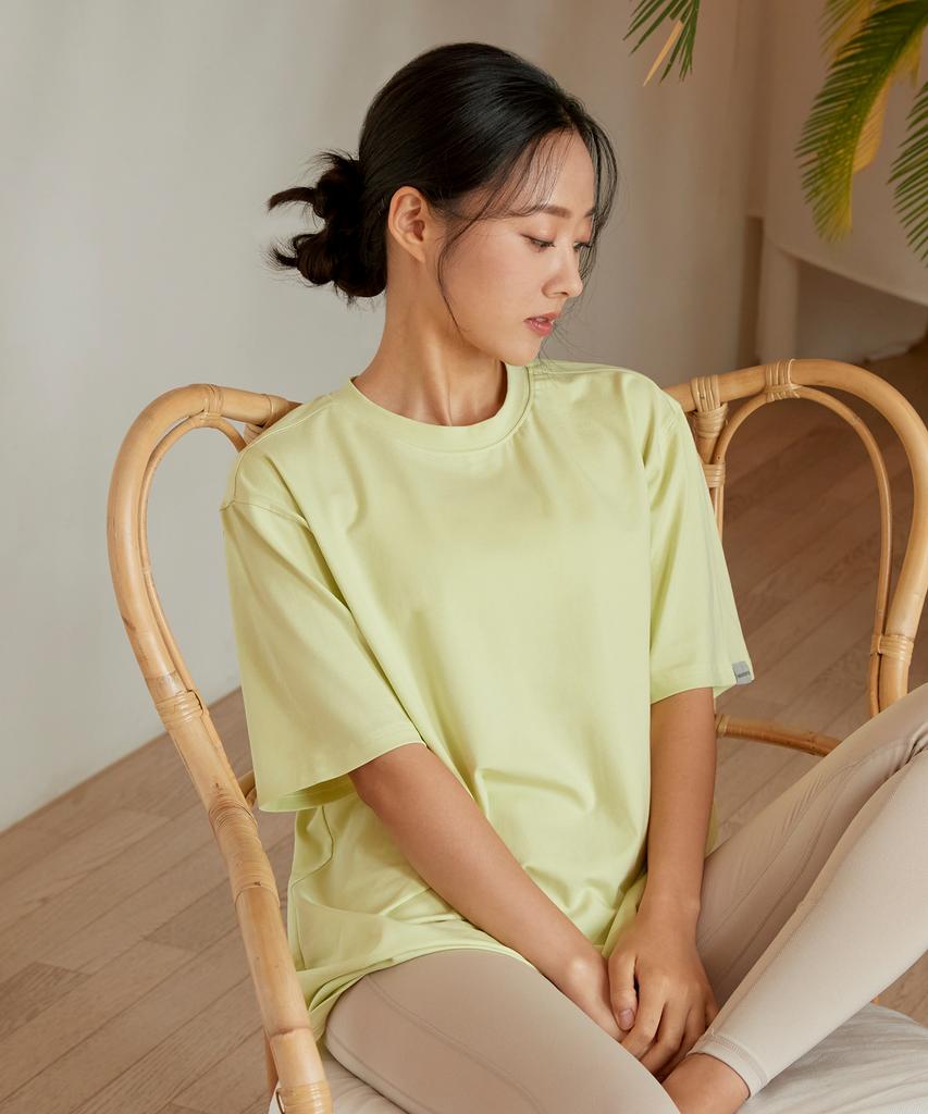 REINAMORA High Stretch Overshirt Pale Lime