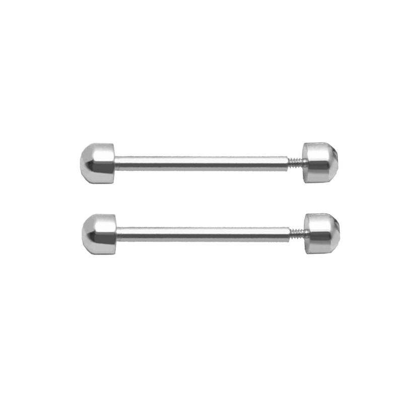 2 Pieces/set Watch Screw Tube Stem for Watch, for Smart Watch Stem Link Kit for 16mm 18mm 20mm 22mm Band Strap