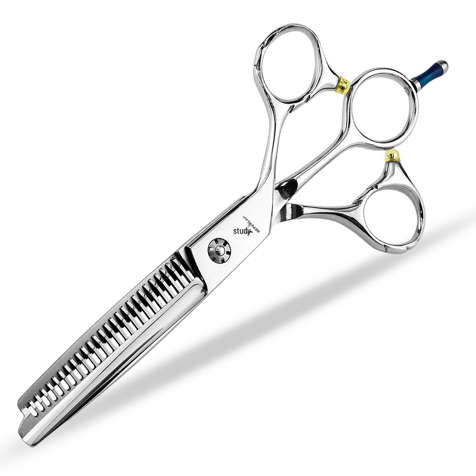 6.0 Dual-Use Straight & Serrated Hairdressing Scissors