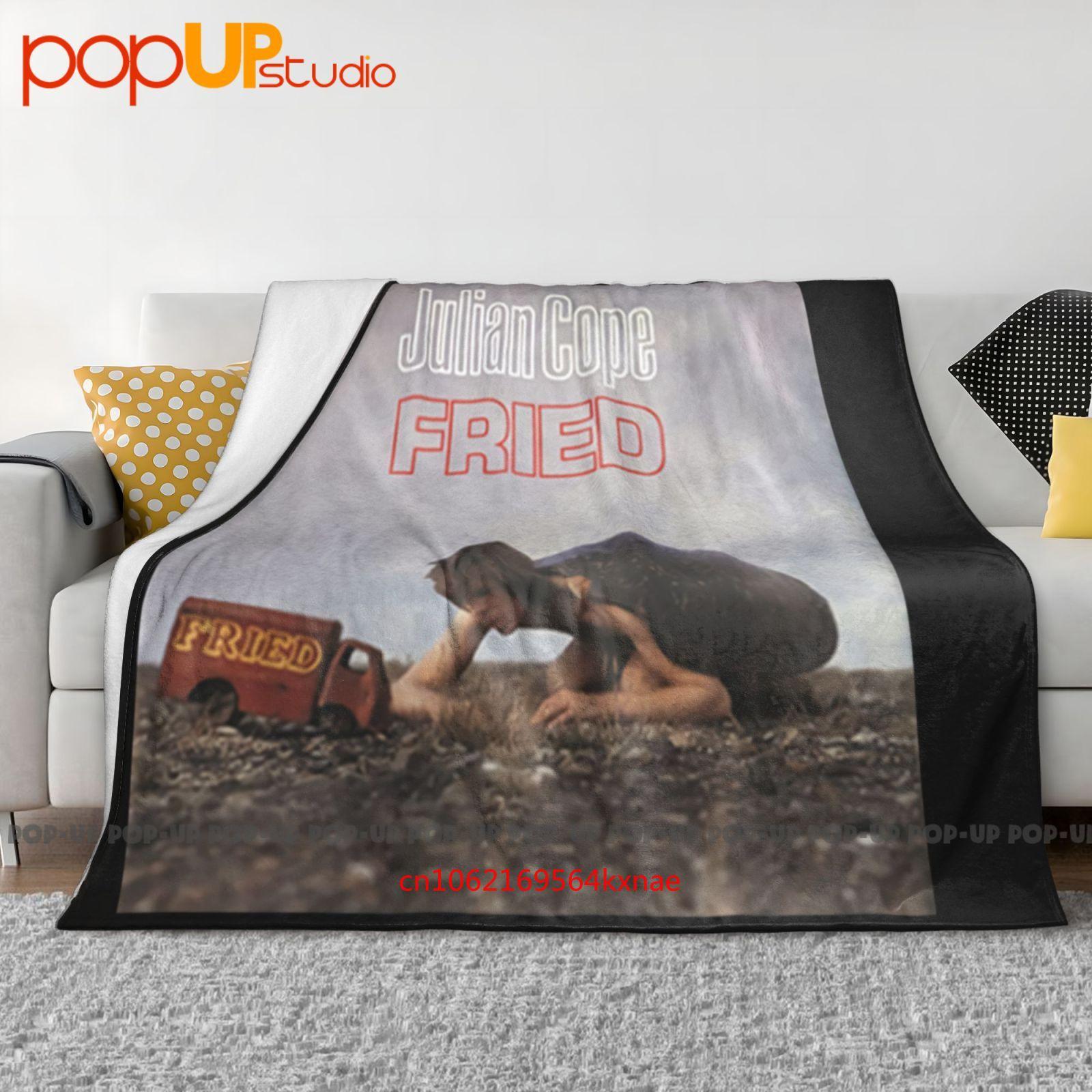 Julian Cope Fried Vinyl Cd Ultra-Soft Blanket Quilt Winter Sofa Cover Bed Covers 30x40in
