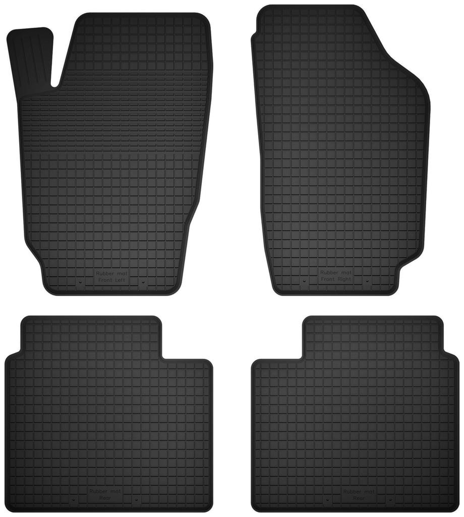 Car Rubber Floor Mats, Universal For Kia Sorento I Suv (2003-2009)