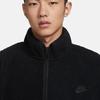 Nike Men's Winter Stand-Collar Jacket Fleece-Lined for Warmth Plush Casual Sportswear
