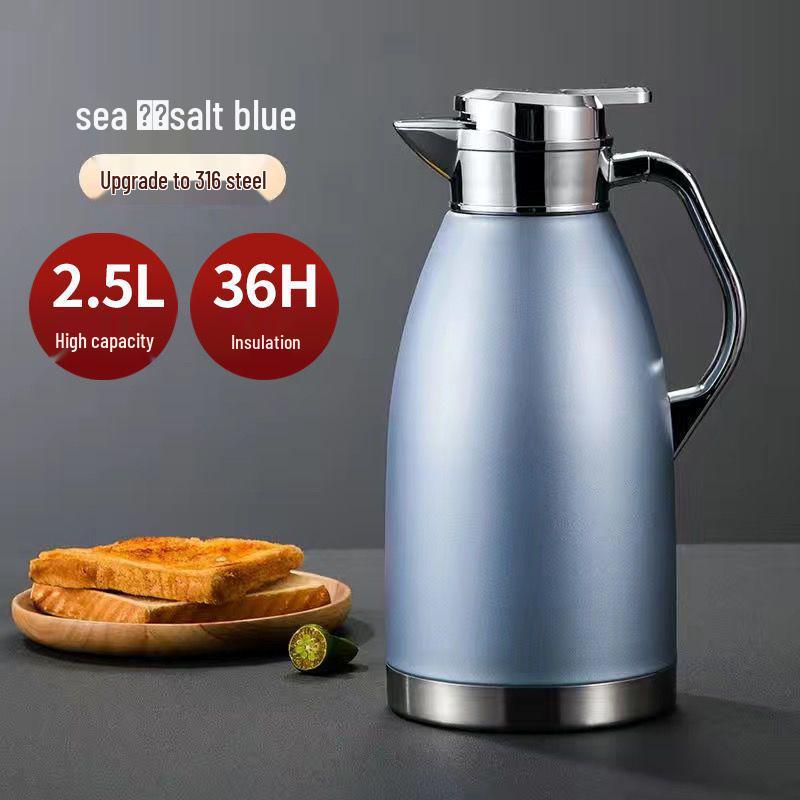 316 Stainless Steel Large Capacity Thermos Flask - Ideal for Dorms, Office, and Home Use