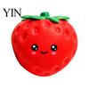 Reusable Stress Ball Cartoon Strawberry Relief Toy, Giant Squeeze Fake Anxiety Toy Fruit Sensory Fidget for Home Office School Durable Reliever