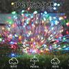 [Set of 2] 100 LED Illumination Lights, 10m Length, Remote Control Included, 8 Brightness Patterns, Timer Function, Dimmable LED Jewelry Lights for