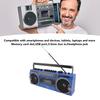 AM FM SW Cassette Player Bluetooth Vintage Great Sound Quality USB Port 3.5mm Aux In Tape Recorder Tape Player Cassette Recorder