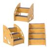 Dog Stair Pet Climbing Steps Wood Comfortable Wear Resistant Pet Stairs for Indoor Bed Couch Sofa Small Dogs and Cats