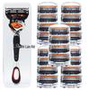 German-Quality Manual Razor: Old-Fashioned 5-Layer Blade for Men, Universal Fit