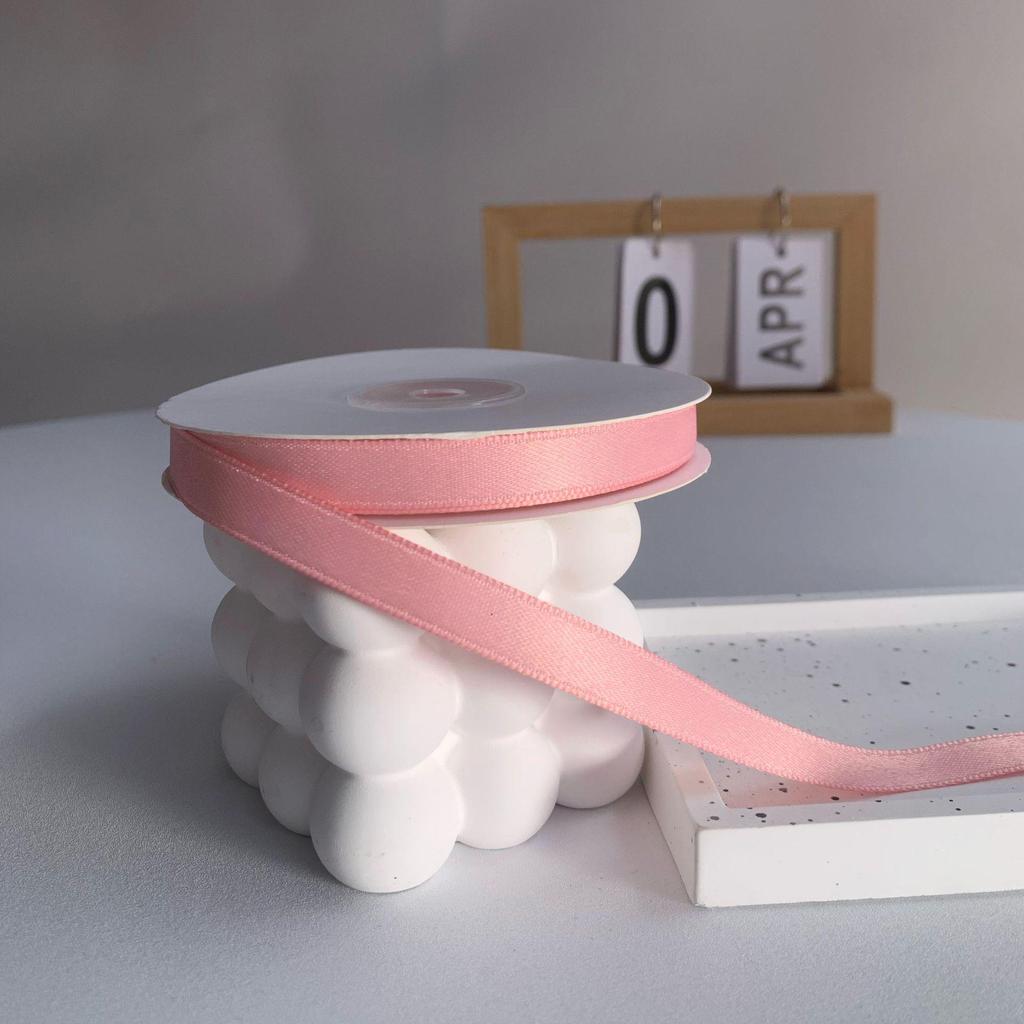 Korejská polyester-bavlna matná stuha pro DIY mašle a vlasové doplňky, 1 cm