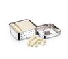 TreegoArt Stainless Steel Paneer Cheese Mould Maker Press, Square Shaped Kitchen Tools - 300 Ml Paneer Mould