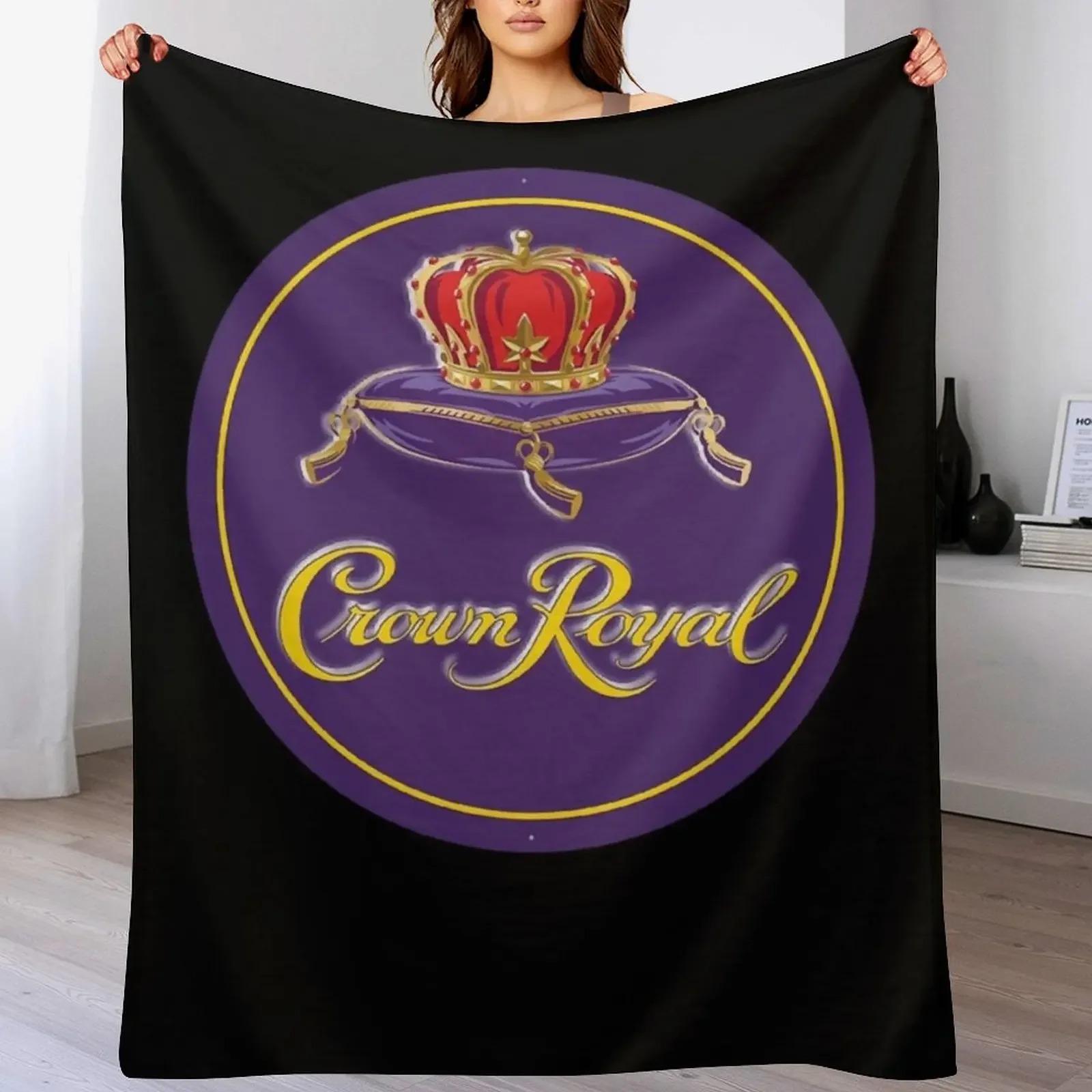 Crown Royal Essential Logo Essential Throw Blanket christmas gifts Decorative Beds Sofa Quilt anime Blankets 75X95CM