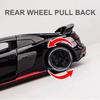 1:24 R8 V10 Plus Rs7 Car Model Diecast Alloy Toys 4 Doors Opened With Sound Light Pull Back Miniature Vehices Fashion Home Decor