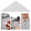 100pcs Triangular Shape Adhesive Collar Stays Self Adhesive Shirt Neck Stays  For Men