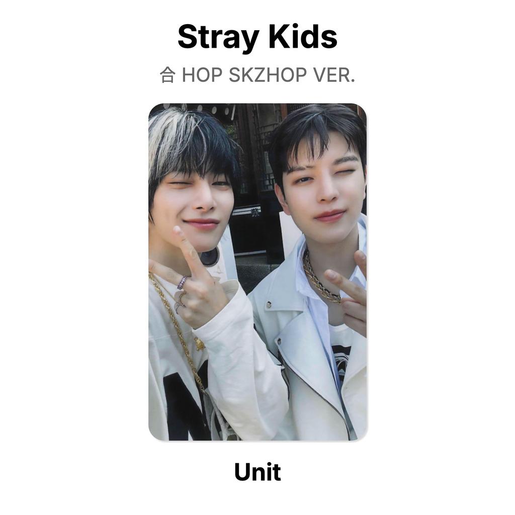 Stray Kids HOP SKZHOP VER. Official Photocard