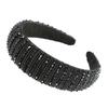 1 Pièce Large Bord Élégance Cristal Perlé Multicolore Bandeau Baroque Bandeau pour Cheveux Couronne de Tête Rembourrée pour Femme