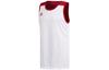 Adidas Basketball Jerseys Men's Red/White Moderate Straight Fit DY6595