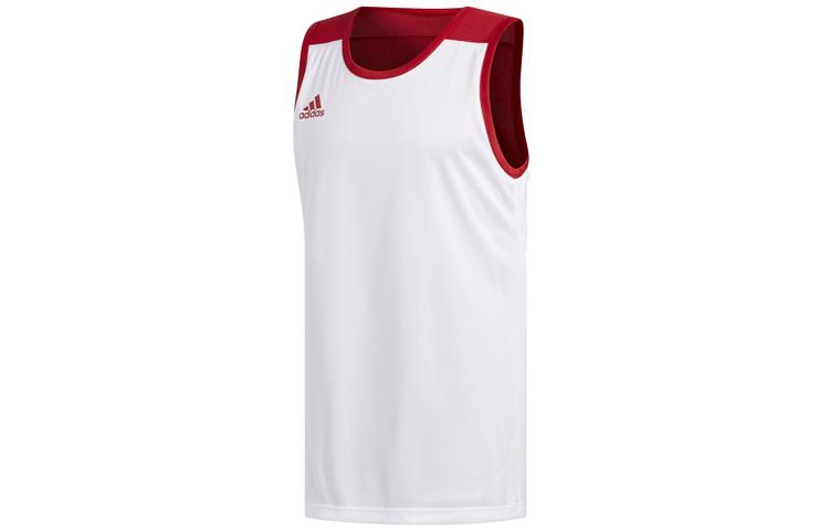 Adidas Basketball Jerseys Men's Red/White Moderate Straight Fit DY6595