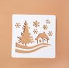 Christmas Lace Ruler Template for DIY Journal, Photo Album, and Painting