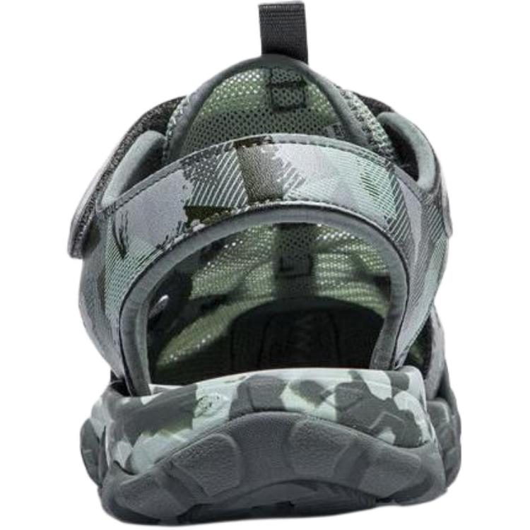 Li Ning Comfortable Casual Breathable Lightweight Childrens Sandals Kids Footwear Gray YKUT036-47