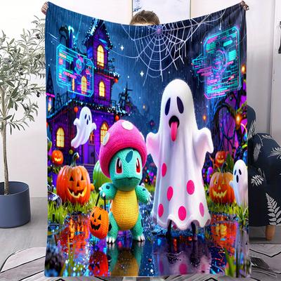 Heißes Pokemon Süßes Cartoon Flauschige Kleine Decke Leicht Dünne Überwurfdecke Für Kinder Sofa Camping Reise Moderne Mode Geschenk