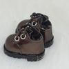 1 Pair Doll Accessory Shoes Dress Up Toy for 15cm Doll DIY Supplies Stylish Fashion Doll Lace up Shoes Doll PU Leather Shoes