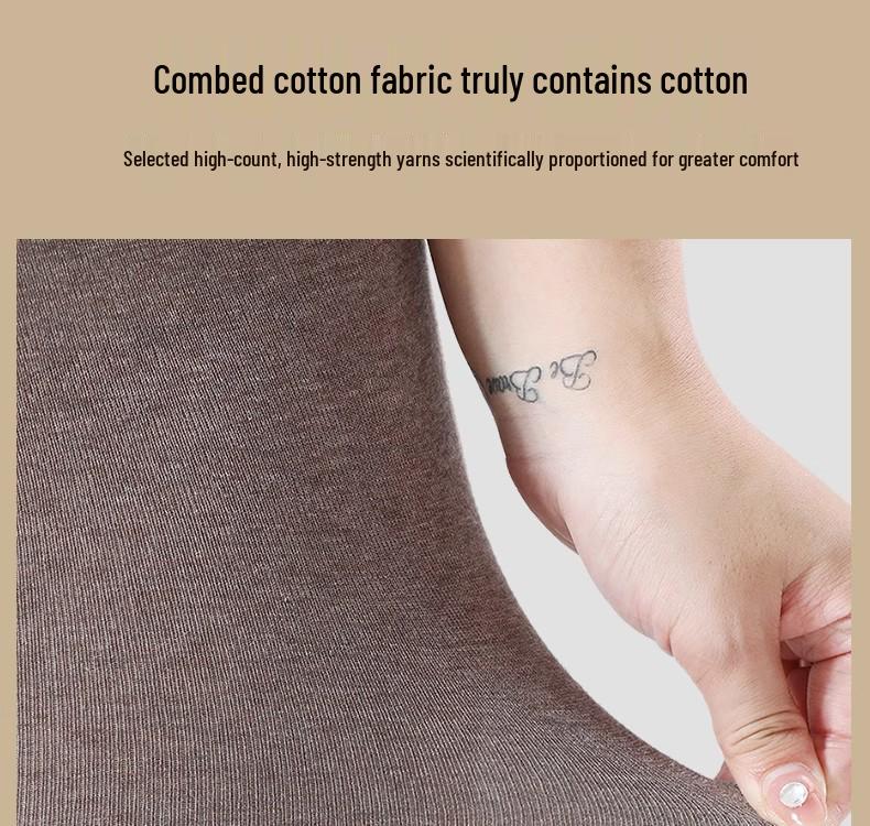 Women's Plus Size Warm Autumn/Winter Leggings: Velvet-Lined, Cotton, No Drooping, Fits Up To 200 Jin