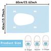 10pcs Disposable Paper Toilet Seat Cushion Outdoor Travel Public Restroom Safety Hygiene Seat Cushion Lightweight Easy to Carry