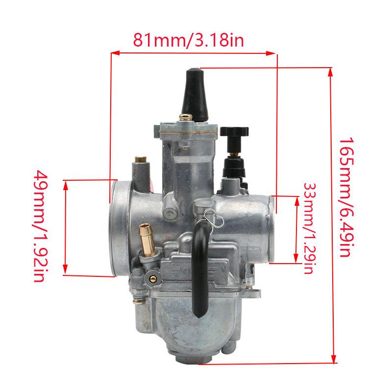 Motorcycle Carburetor With Power Jet For OKO 21 24 26 28mm ATV Quad Racing Dirt Bike Enduro Motocross Accessories