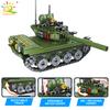 336pcs Military 85 Main Battle Tank Construction Blocks WW2 Army Soldier Figures Bricks Instructive Playthings designed for Children Boys