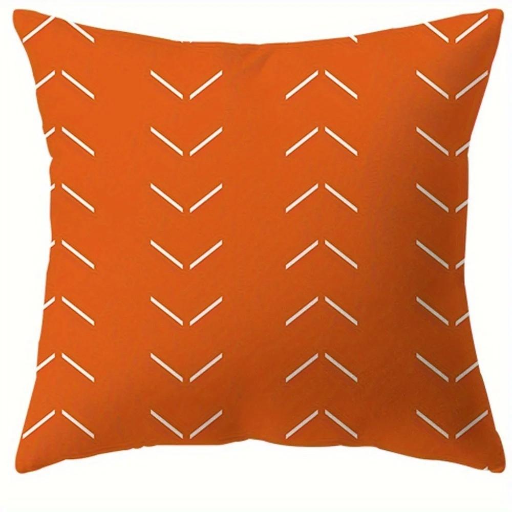 Home Sweet Home Geometric Printed Pillows Pattern Cushion Cover Suitable For Sofa Bedroom Car Pillow Cover