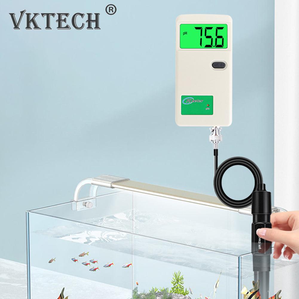 0.1 High Precision PH Meter PH Tester Water Quality Monitor Tester for Laboratory Drinking Water Hydroponics Aquarium