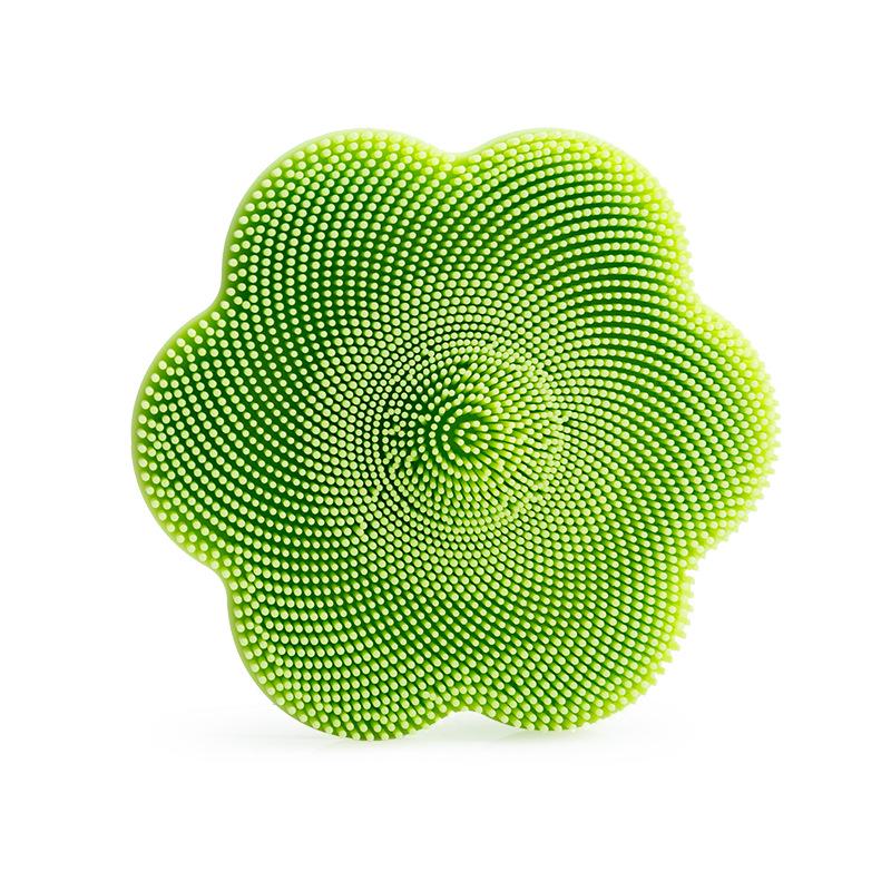 Silicone Facial Cleansing & Exfoliating Brush with Baby Bath & Massage Features