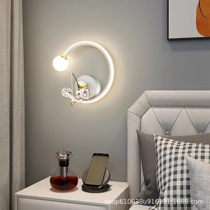 LED Wall Lights for Bedroom Bedside Hallway Living Room Balcony Indoor Lighting Wall Lamp Ac Home Decoration Aisle White