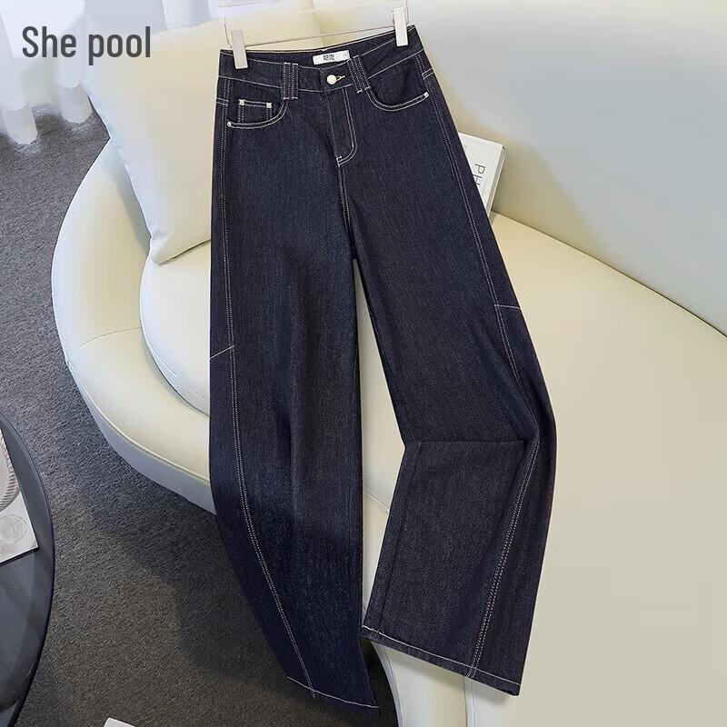 

Tachi Women s High-Waist Washed Wide-Leg Jeans L