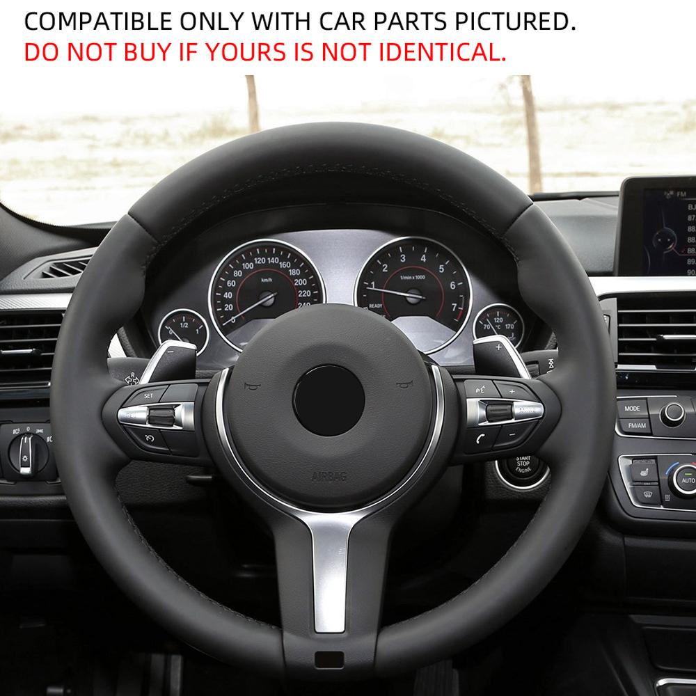 Car Steering Wheel Trim Cover Sticker for BMW F20 F22 F21 F30 F32 F33 F36 F06 F12 F13 X5 F15 X6 F16 M-Sport Car Styling Acc