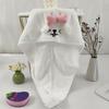 Cute Coral Fleece Puppy Hair Drying Hat - Quick Absorbent Towel Wrap for Girls with Long Hair