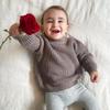 0-7T Bambino Bambina Neonato Maglione Neonato Pullover Lavorato a Maglia Top Casual Base Abbigliamento in Maglia